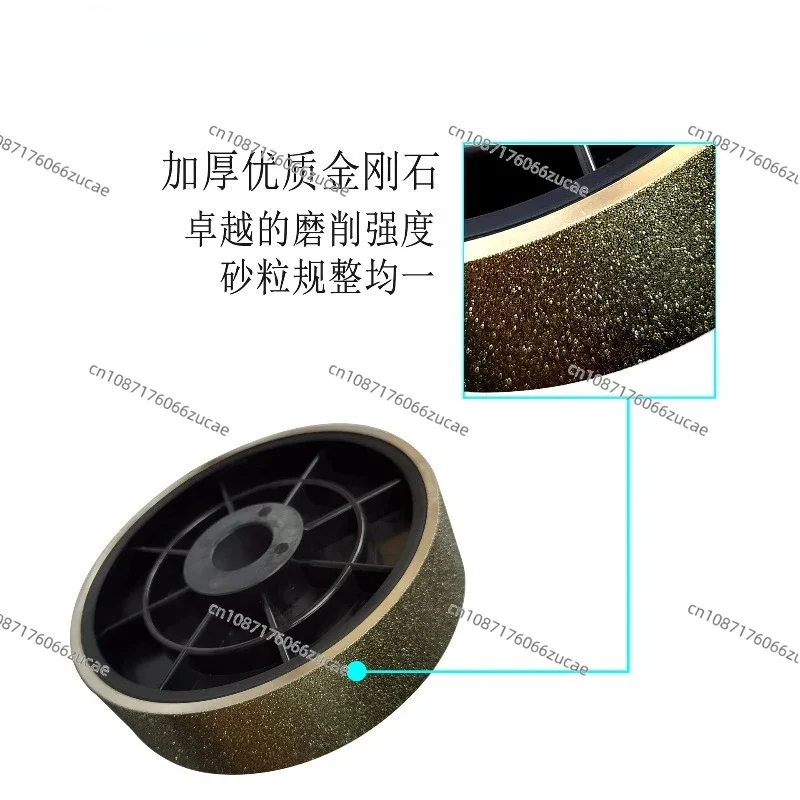 Diamond Alloy Parallel Grinding Wheel 200x38x25.4mm Plastic Polishing Wheel 8x1.5 Inch