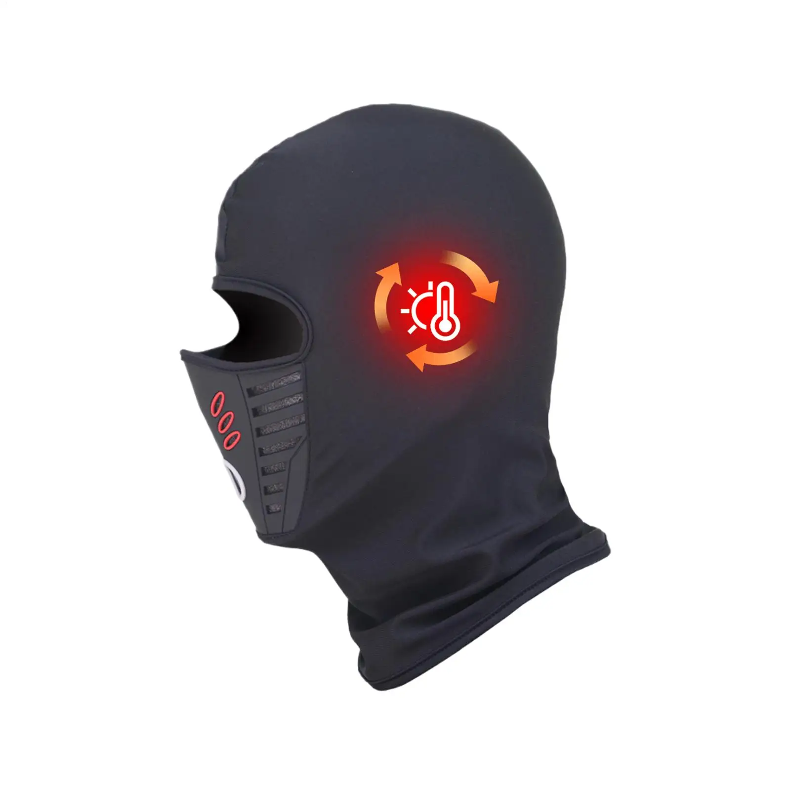 Hood Face Cover Windproof Warm Fleece Headwear Winter Cycling Full Face Cover Hats For Women Men Running Cycling Camping Snow