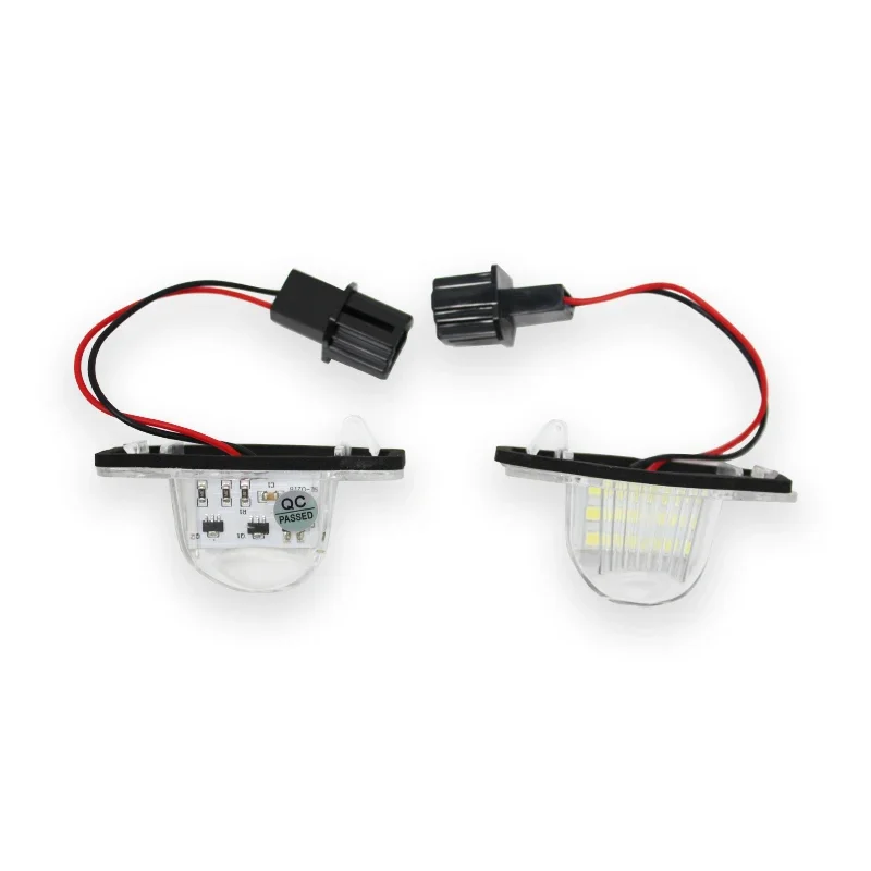 2 قطعة LED رقم السيارة لوحة ترخيص ضوء لهوندا Crv صالح أوديسي جاز Hrv Frv CR-V تيار LED عدد مصباح
