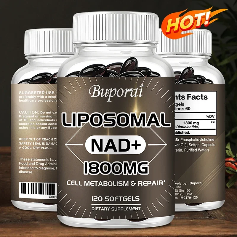 Liposomal NAD Supplement - Relieve Fatigue, Anti-aging, Optimize Cell Function, Promote Metabolism, Beauty and Skin Care