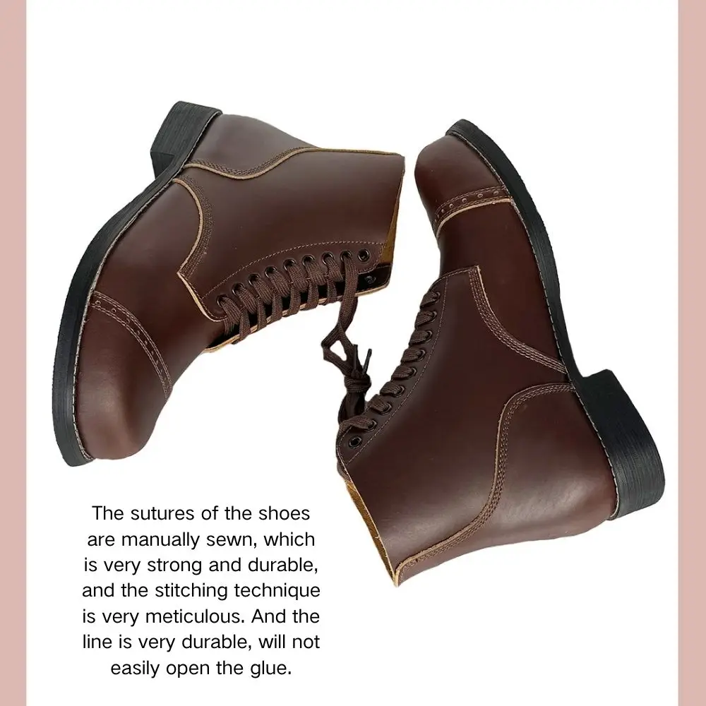 WW2 US Vintage Corcoran Jump Boots Style Leather Ankle Boots