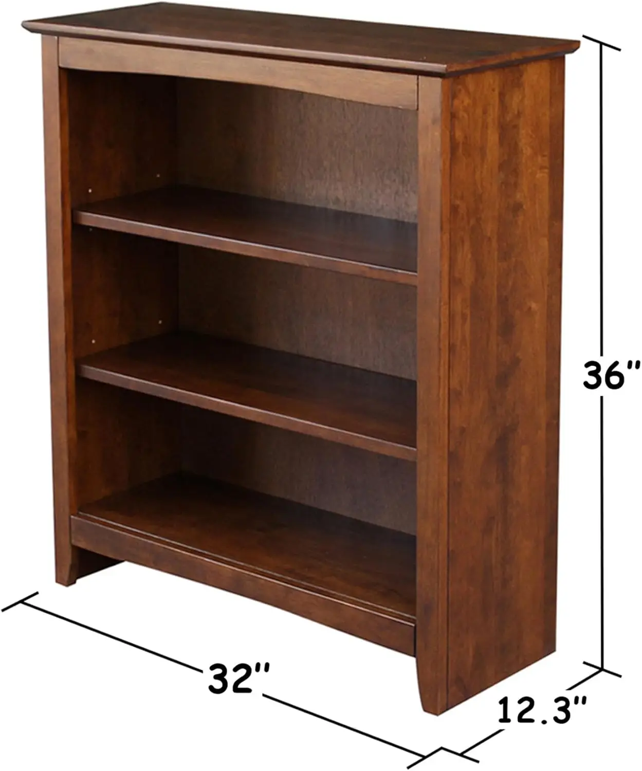 Shaker Bookcase, 36-Inch