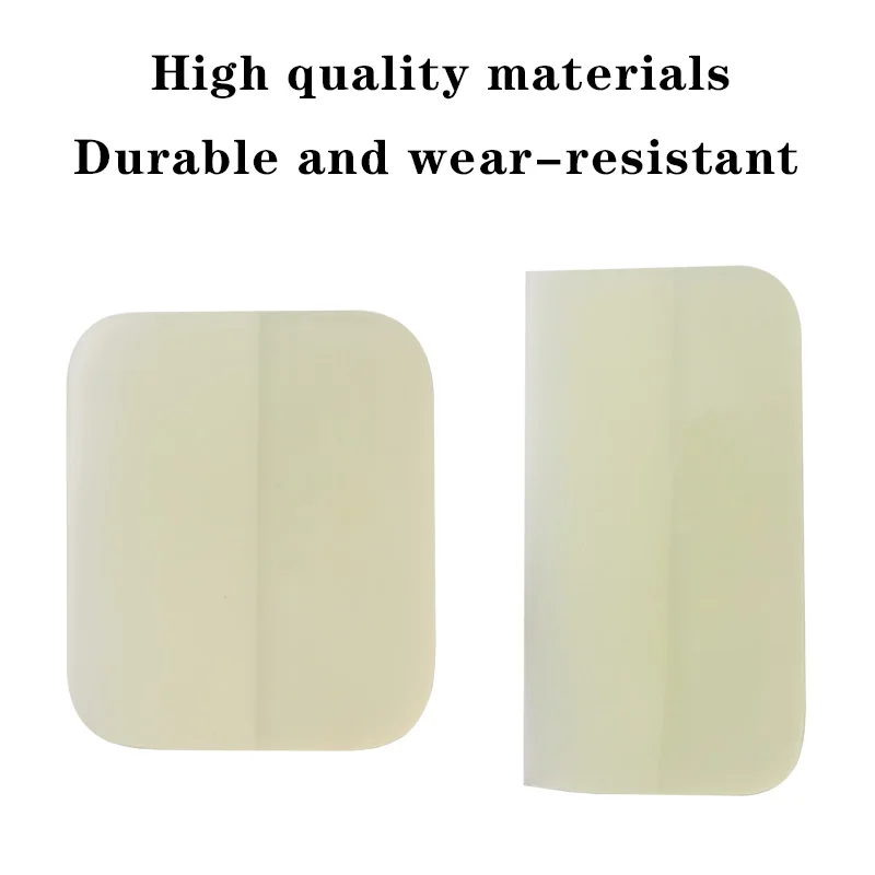 

1/2pcs Source Factory Direct Sales Automotive Film Scraper Invisible Car Clothing Cow Tendon Scraper Transparent Soft Scraper