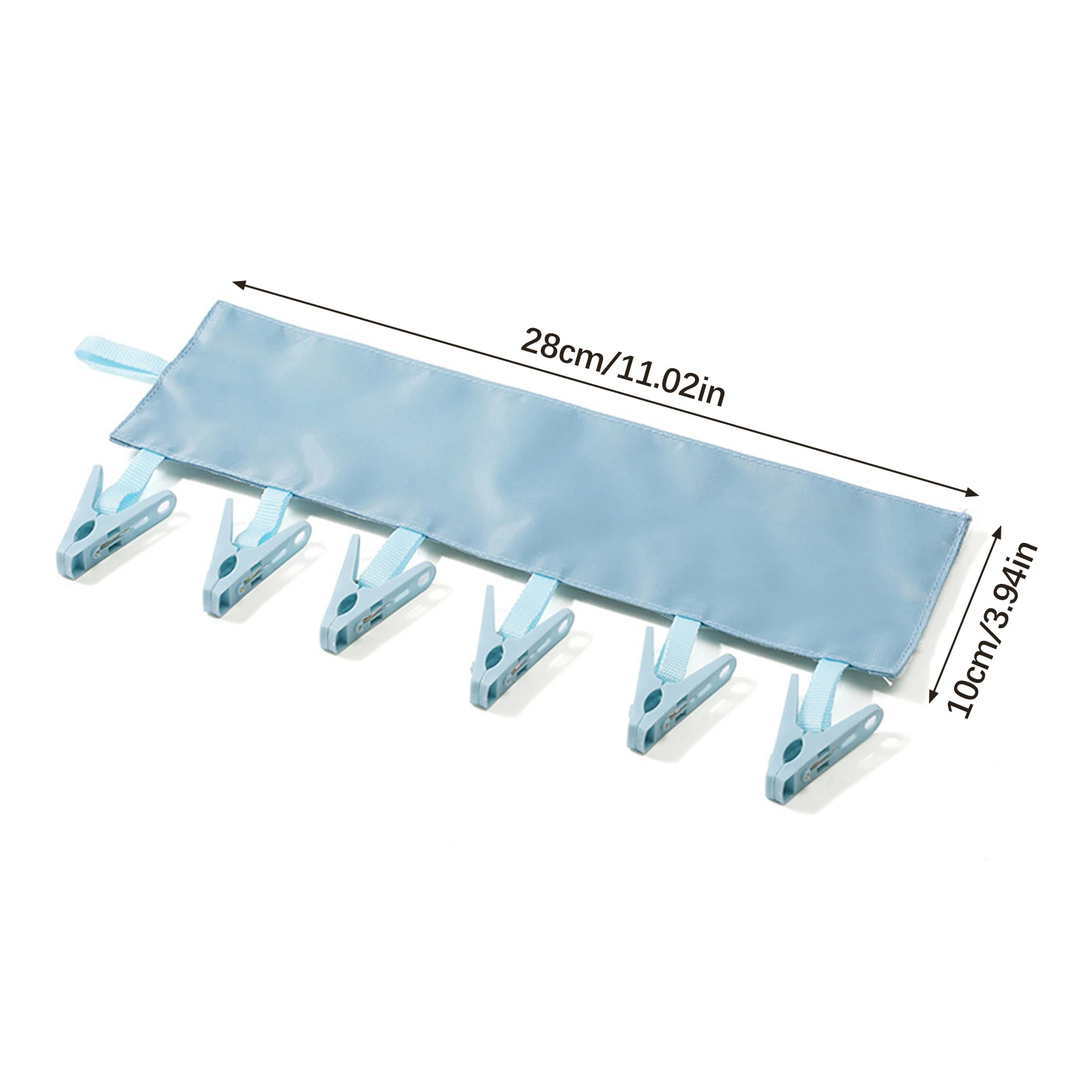 Multifunktionaler, zusammenklappbarer Wäscheklammer-Aufhänger, Stoffclip, Trocknungsaufhänger, Sockenclip, Unterwäsche-Clip, tragbarer Reise-Stoff-Aufhänger