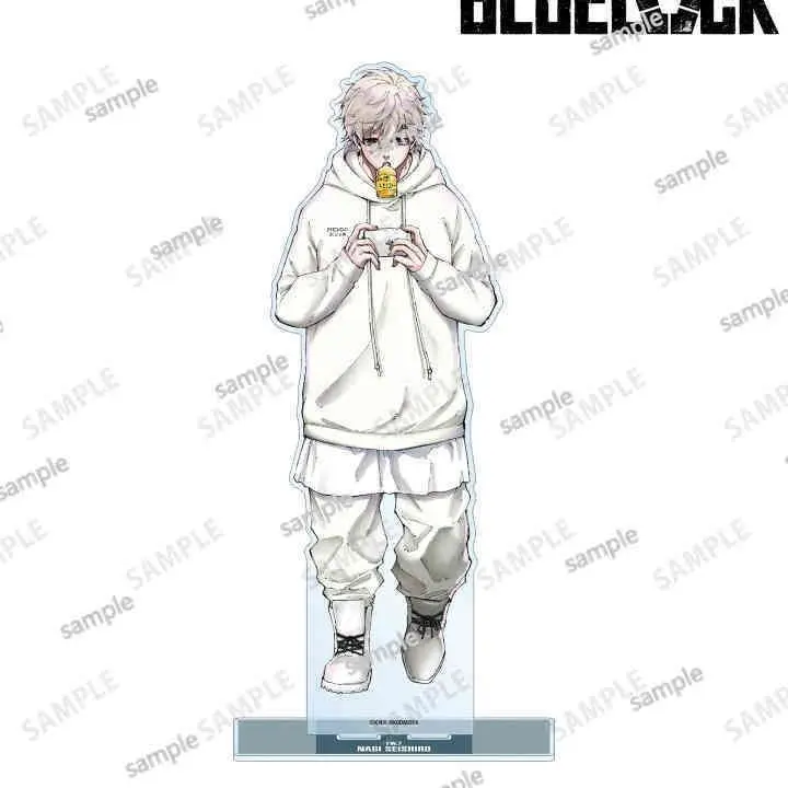 블루락 ‌ Isagi Yoichi Bachira Meguru 애니메이션 피규어 아크릴 스탠드 모델 플레이트 데스크 장식 스탠딩 사인 팬 선물