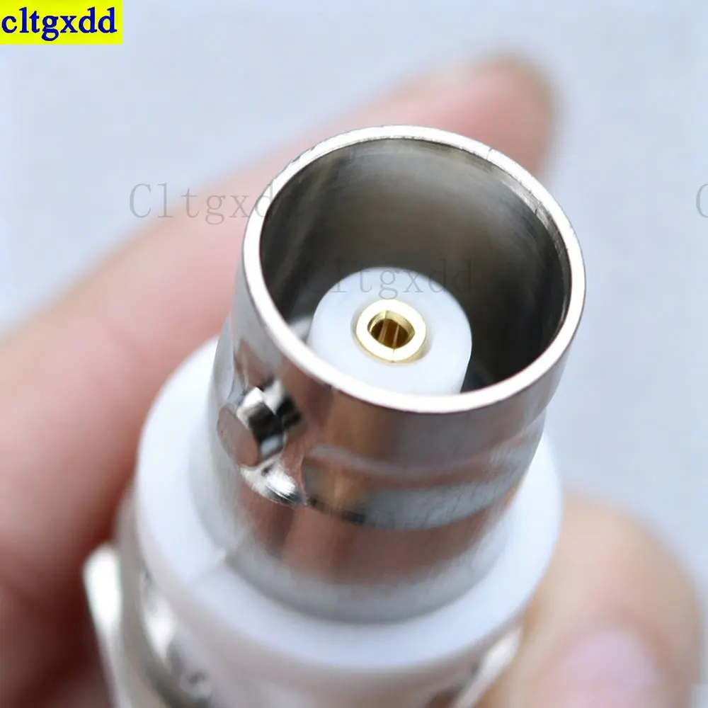 Cltgxdd 1/2/5 Piece BNC-50KY 50 ohm BNC-KY Insulated White Glue BNC Socket Q9 Female Head Welding Board BNC Female Head Connecto