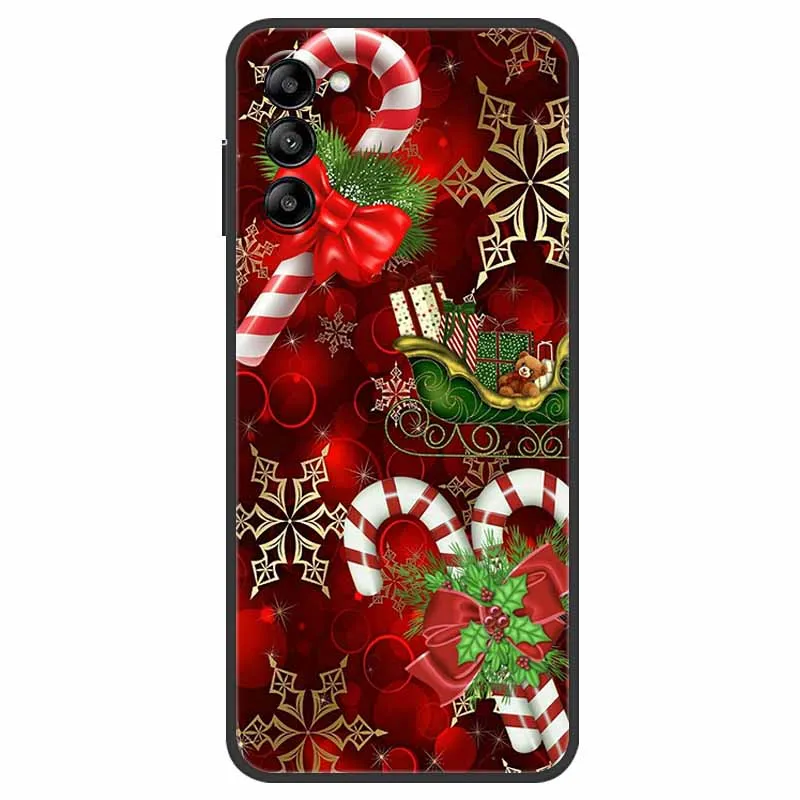 For Samsung Galaxy S23 Plus FE Ultra Case Cover Christmas TPU Soft Silicone Phone Back Cover Case for Fundas Samsung Galaxy S 23