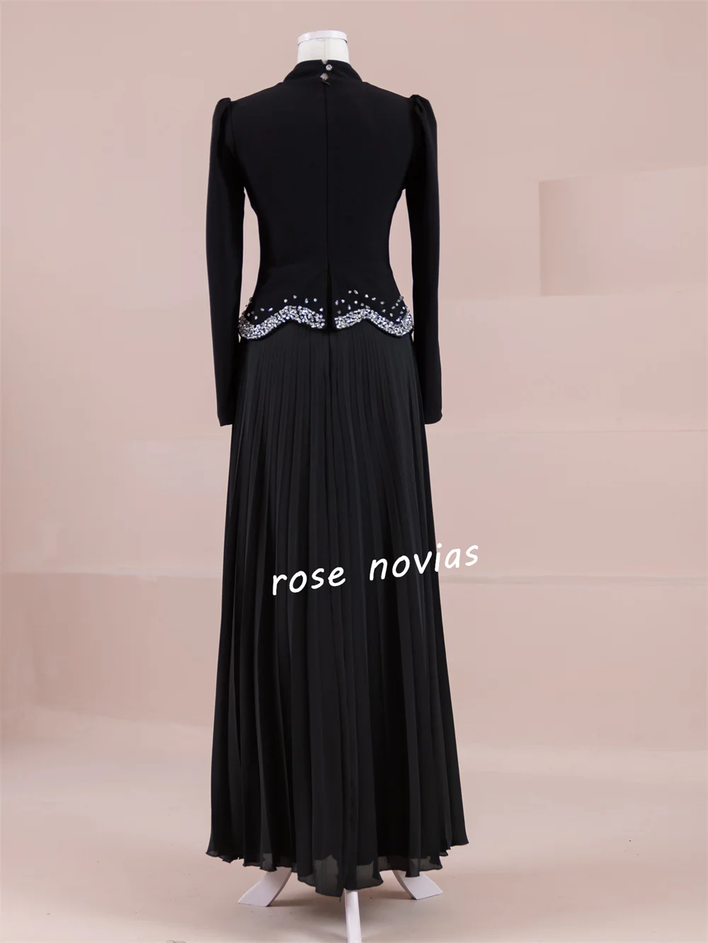 Abiti midi a trapezio con colletto alto e pieghe in jersey personalizzati Abiti da sera da donna scintillanti per occasioni su misura Taglie disponibili