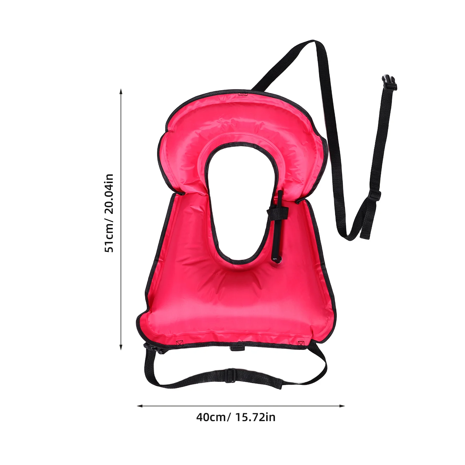 Red 's Buoyancy Vest Inflatable Swim Vest for Safe Comfortable for Swimming Snorkeling Pool Water Activities