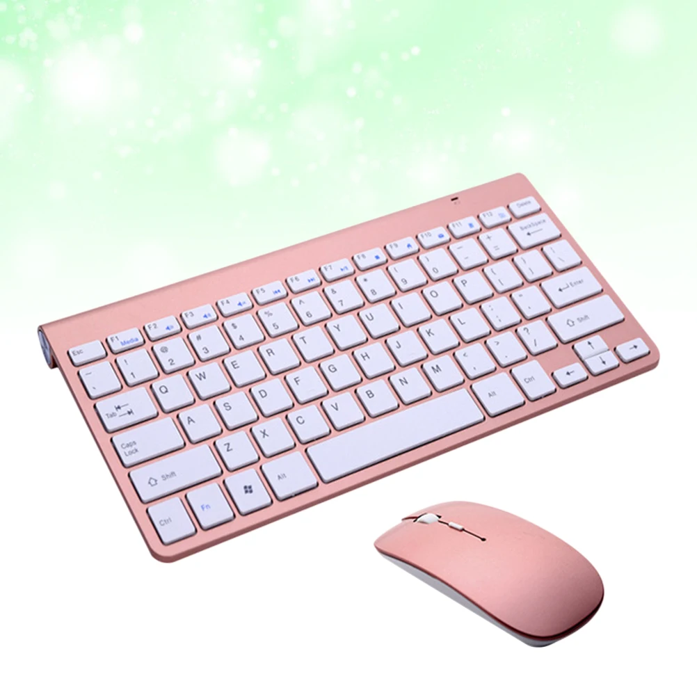 Set tastiera e mouse wireless 2.4G Computer facile da usare e mini portatile da viaggio 2.4G