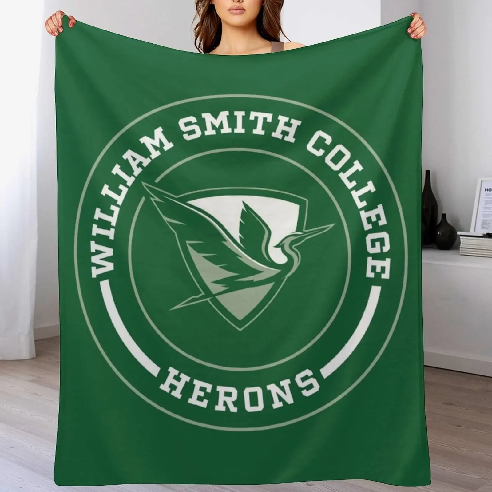 

William Smith College - Circle Throw Blanket Flannels Bed linens Kid'S cosplay anime Blankets