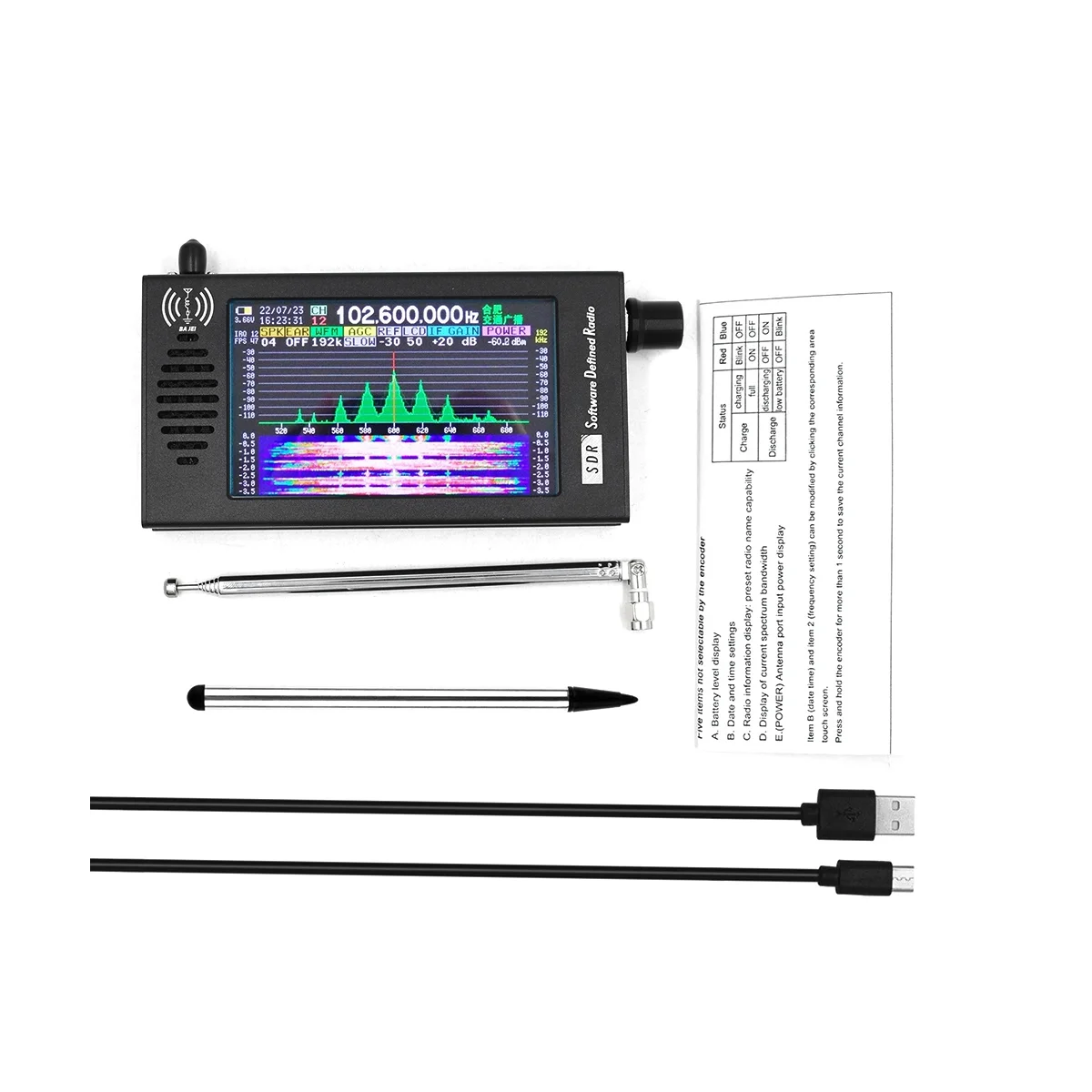 SDR-101 SDR DSP цифровая Демодуляция CW/AM/SSB/FM/WFM