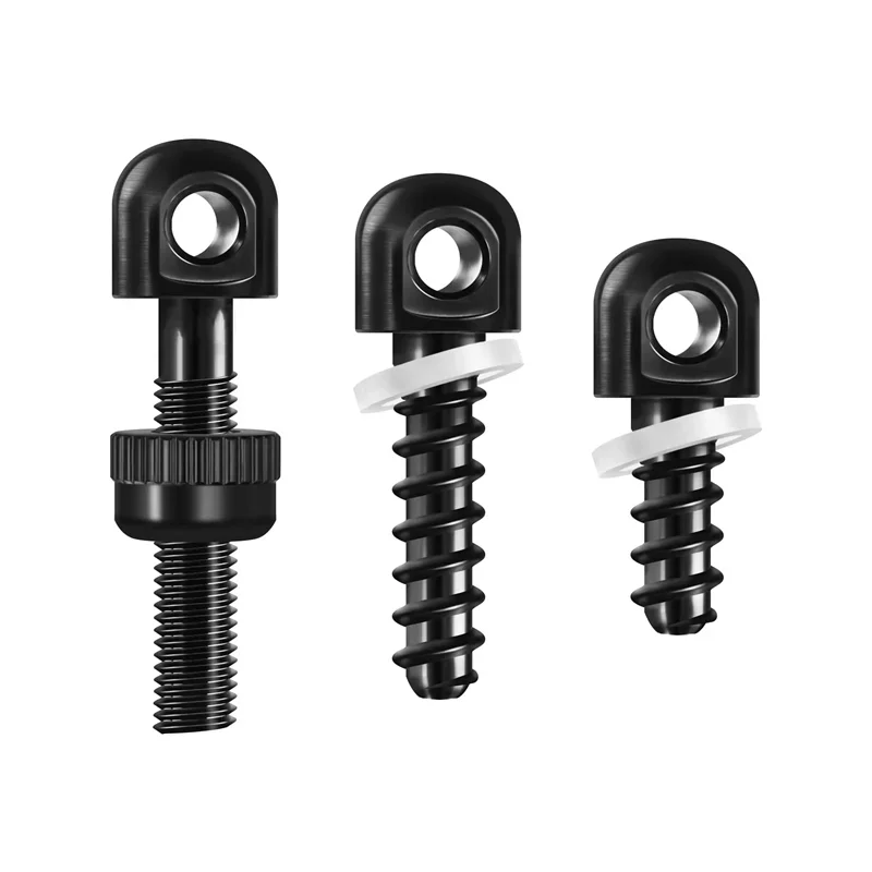 3pcs/set QD Sling Swivel Wood Screws Hunting Base Quick Detach Sling Mounting Kit Gun Sling Swivel Studs for Rifles & Shotguns