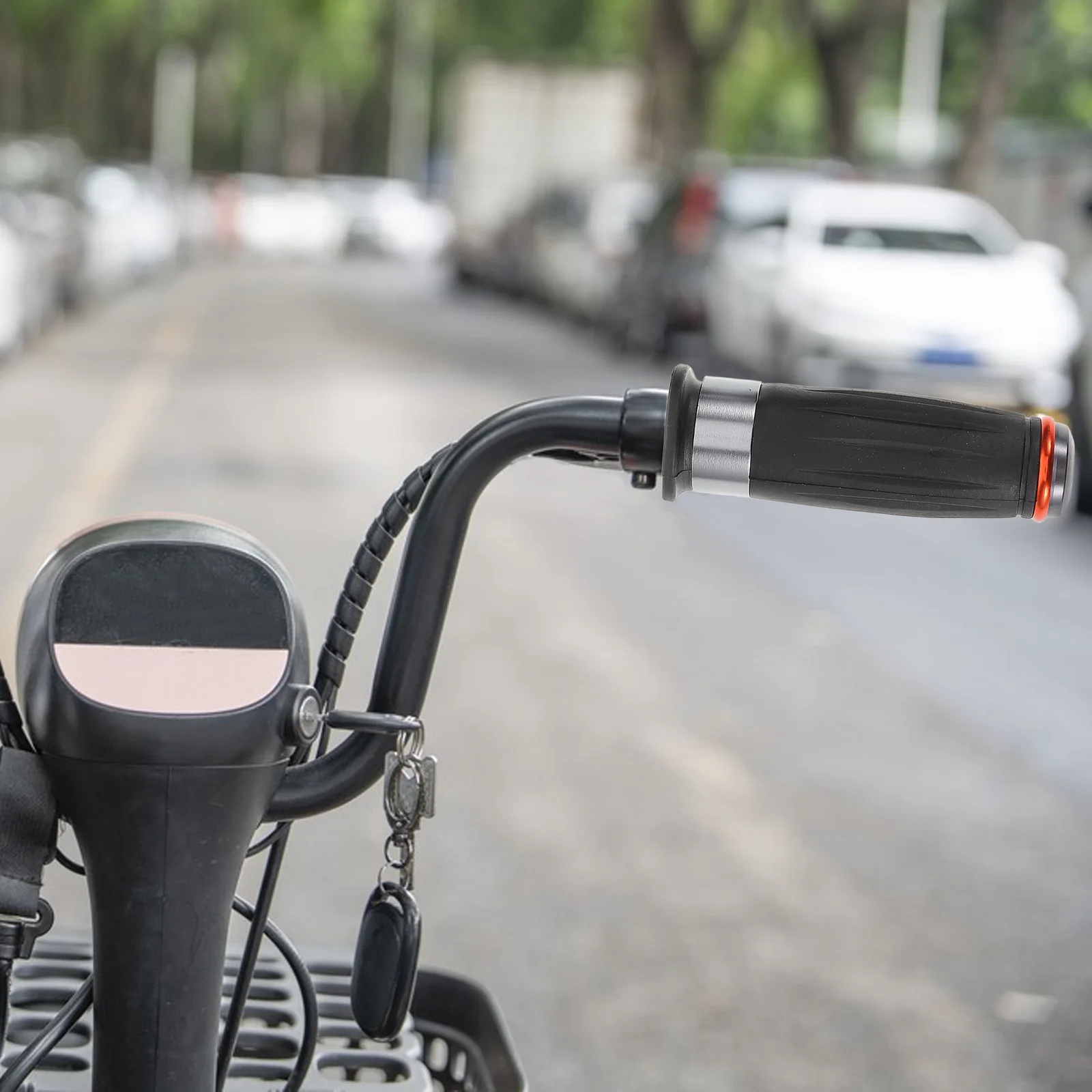 

1 set 1 Set Electric Bike Throttle Handlebar Universal Replacement Adjustable For Anti-Slip Control Durable Cycling