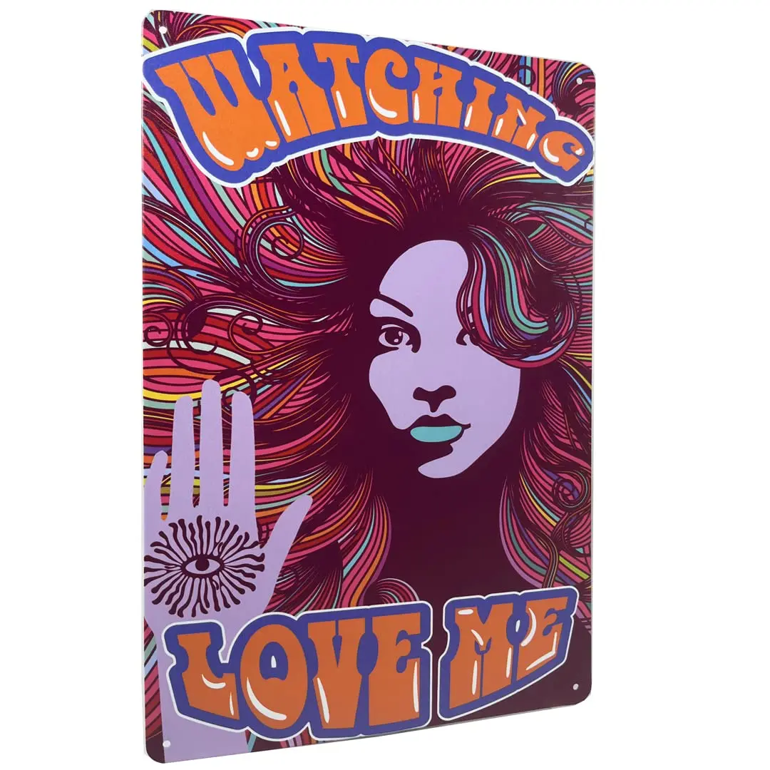 Винтажные металлические жестяные знаки в стиле бохо в стиле хиппи для домашнего декора/декор гостиной/Декор для спальни 8x12 дюймов