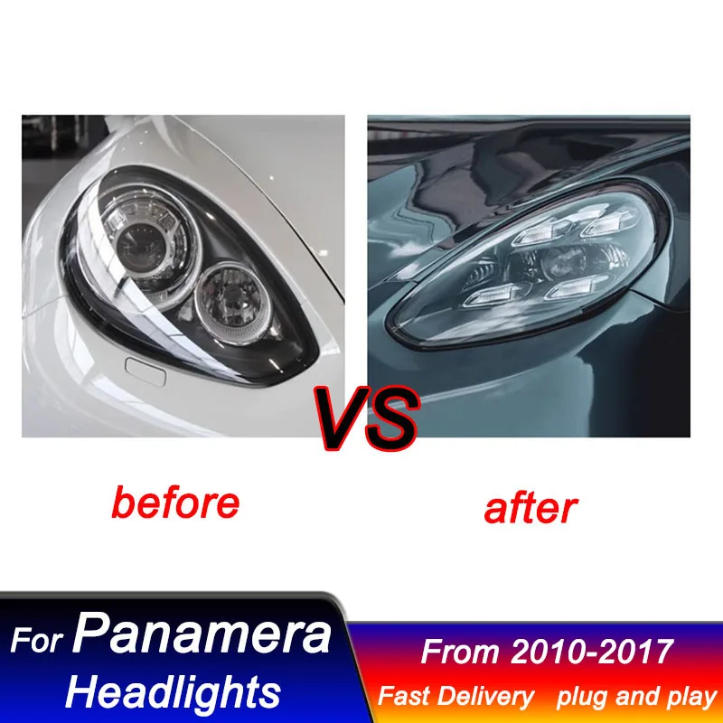 Car Headlights For Porsche Panamera 970.1 970.2 2010-2017 matrix full LED DRL Dynamic Signal Lamp Head Lamp Front light Assembly