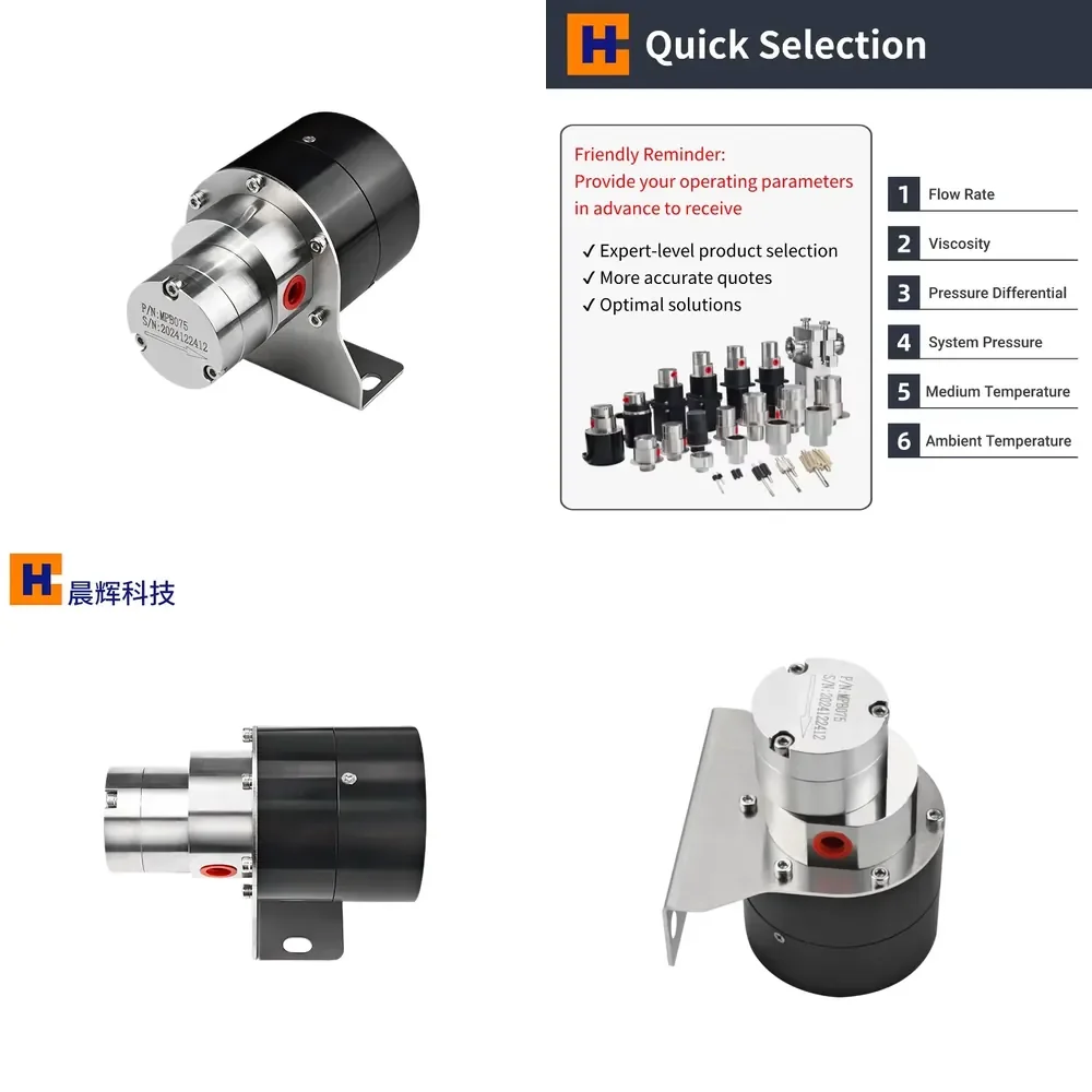 【2026 Hot Selling】 New Arrival Precision Micro Gear Pump Circulation Cooling Pump 150W Dc Brushless Motor for Charging Pile