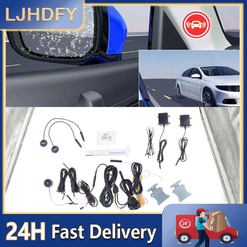 24Ghz Millimeter Wave Radar Horizontal 65.61ft Vertical 13.12ft Change Lane Safer BSM Blind Spot Monitoring Assist Safety Drive