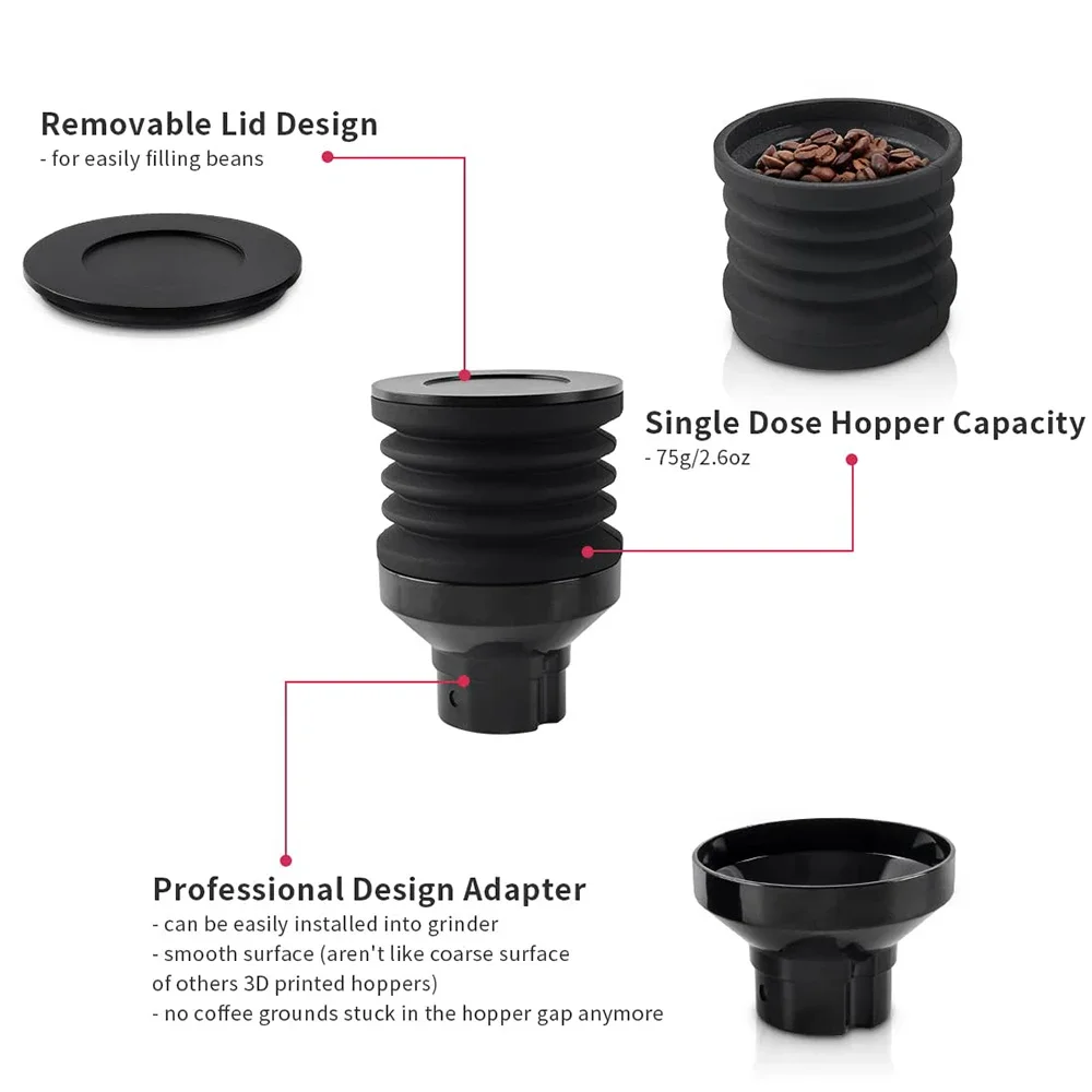 مجموعة سلة حبوب مطحنة قهوة لماكينة يوريكا مينيون ، أداة تنظيف ، قادوس جرعة واحدة ، إكسسوارات قهوة