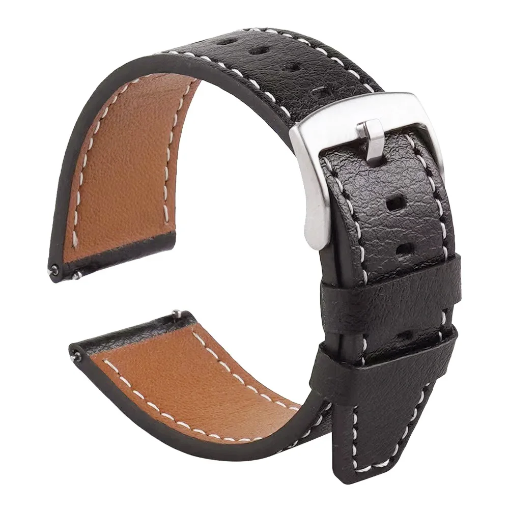 22mm Watch Straps For Xiaomi Mi Watch S1 Active/S1 Pro/S3/S2/Watch Color 2 Soft Leather Band For Amazfit GTR 4/GTR3 Pro Bracelet