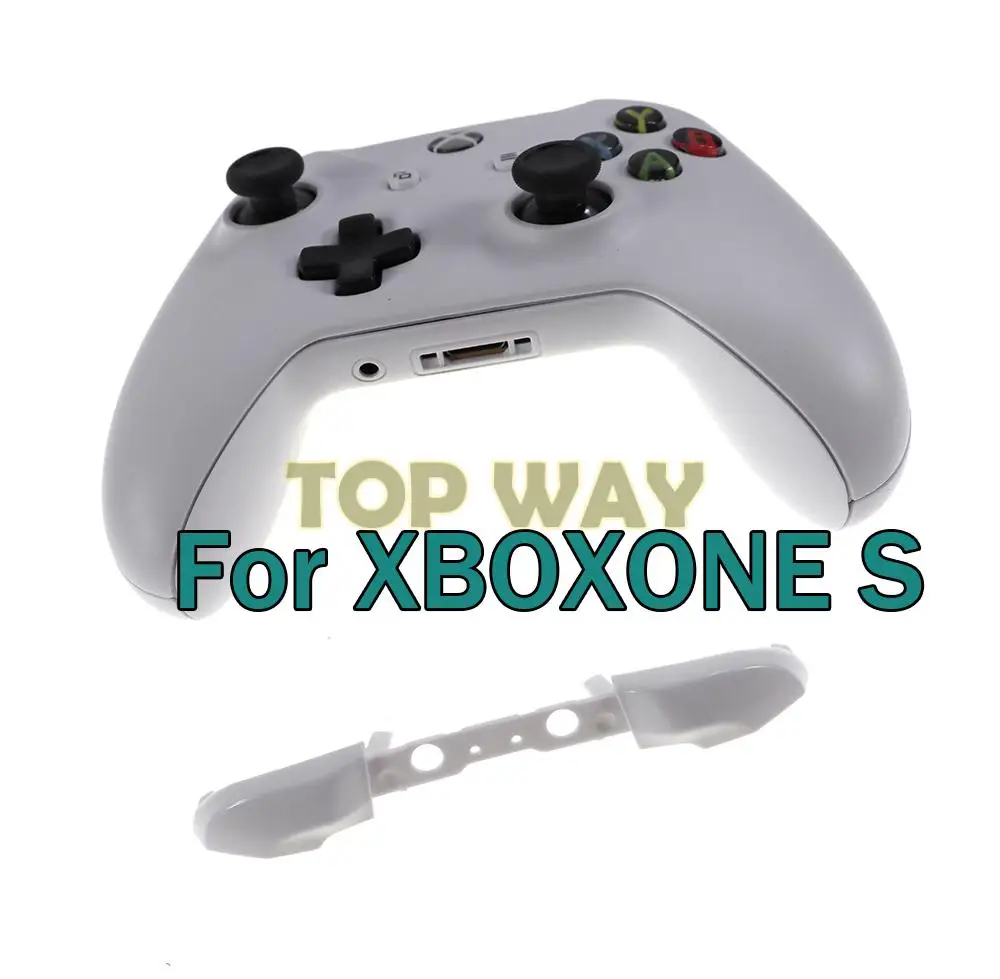 

100 шт., черно-белые кнопки бампера LB RB для Xbox One S, тонкие триггеры контроллера, комплект модов, запасная часть