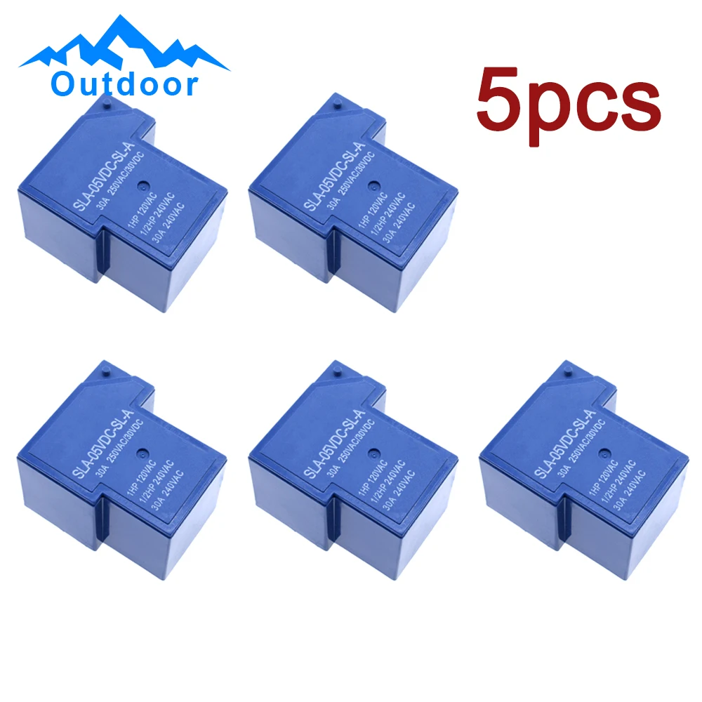 5PCS Power Relay Module SLA-05VDC-SL-A/SLA-24VDC-SL-A/SLA-12VDC-SL-A Time Relay Module 5/12/24V 4/5/6PIN Relay Control Module