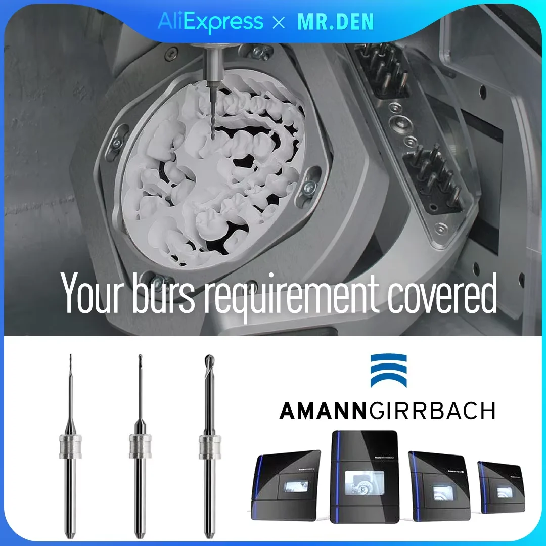 

5 шт. MR DEN стоматологические фрезерные боры для Amann Girrbach Ceramill Mikro 4X 5X IC Motion 2 системы для стоматологической лаборатории