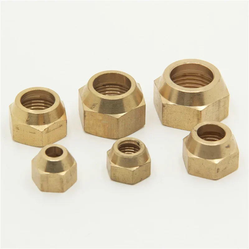 Quick turn ferrule nut with copper flaring1/4\