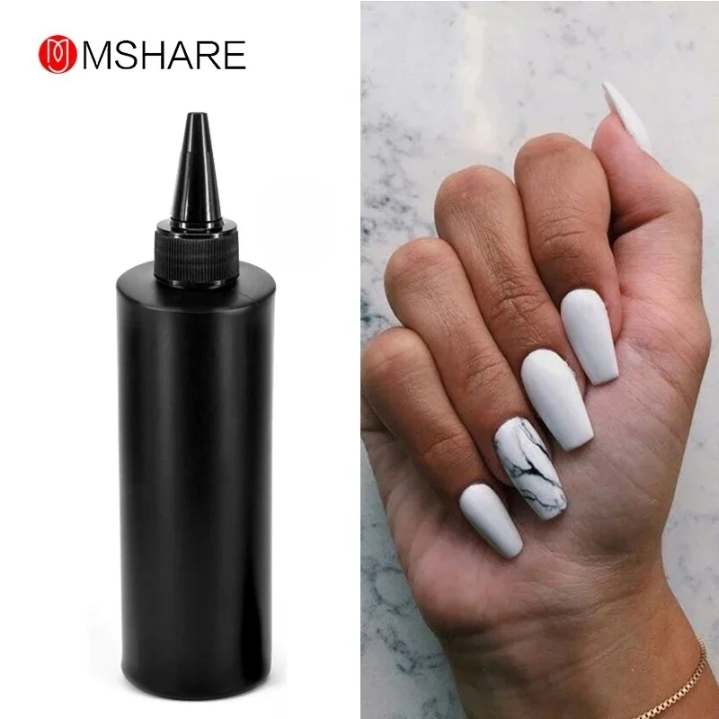 MSHARE 500g Black Colors Nail Gel Polish Supplies Vernis Semi Permanent Nail Art Manicure Soak Off LED UV Gel Nail Varnishes