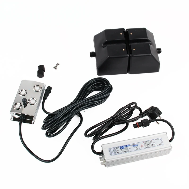 2/3/4 Head Atomizer Ultrasonic Mist Generator Fogger Stainless Steel Air Humidifier Atomizing Plate Fog Maker Sprayer Nebulizer