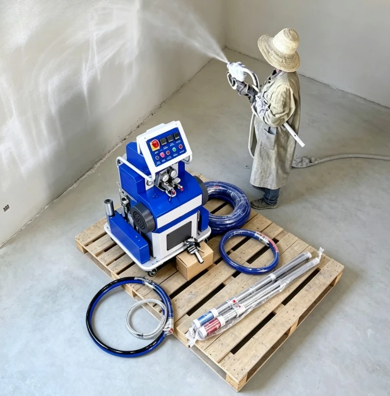 

YG Customized Hot Sale Closed Cell Pu Foam Polyurethane Spray Machine Polyurea Spraying Machine CNMC-E3 For Roof