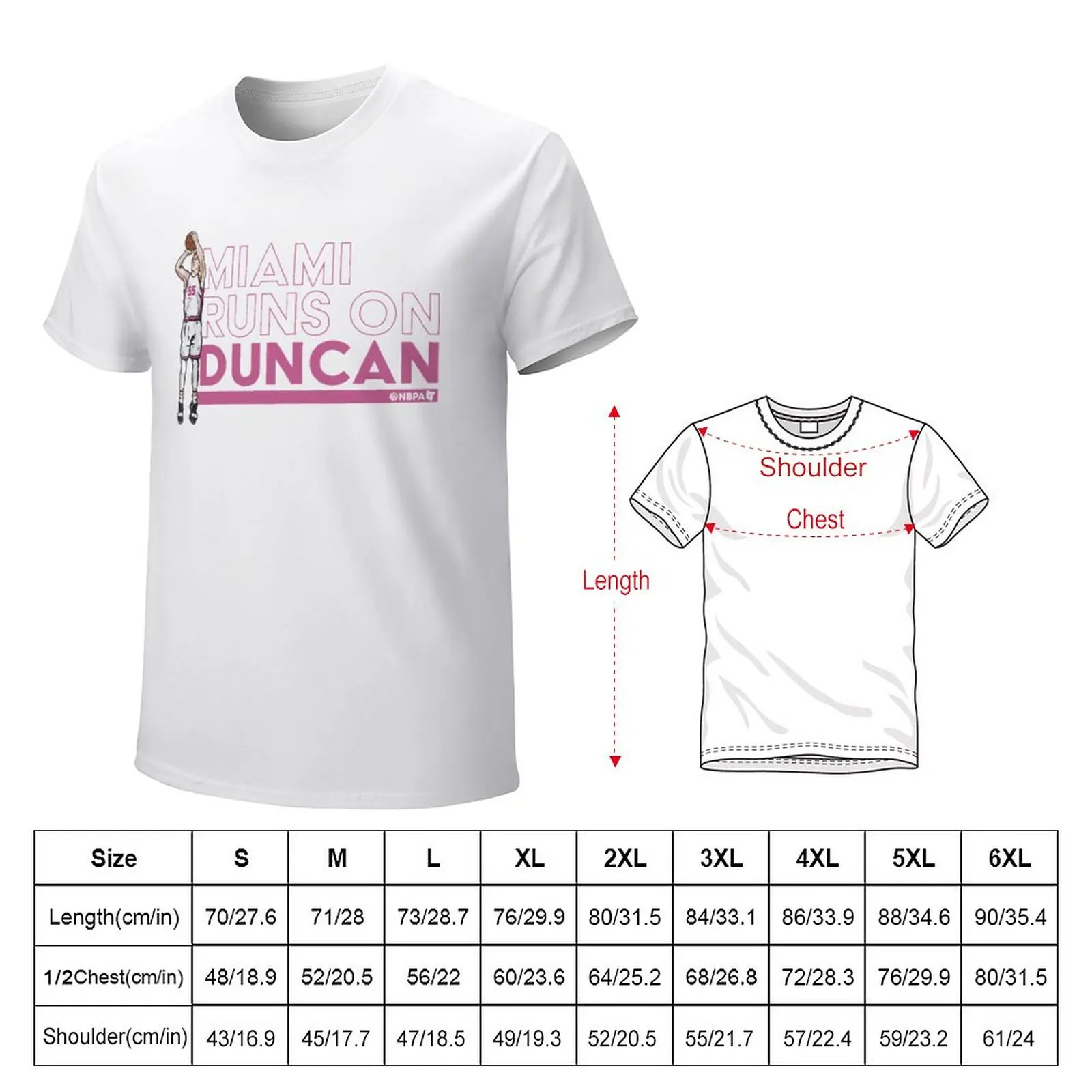 Robinson Miami Runs on Duncan T-Shirt Aesthetic clothing summer clothes plus size tops Men's t-shirt