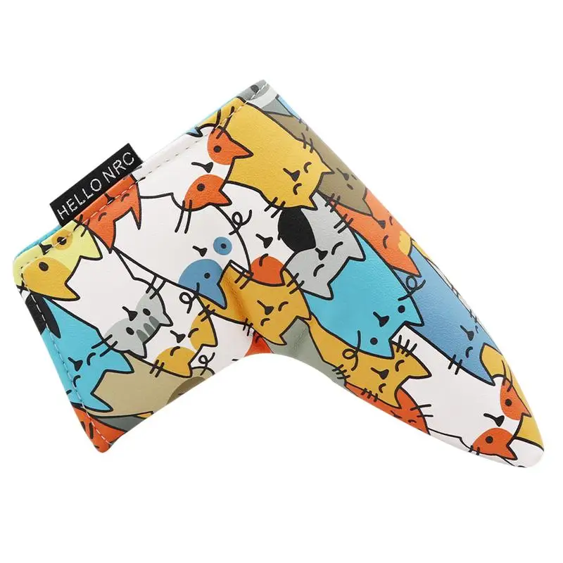 

Funny Golf Head Covers Funny Cat Headcover In PU Fabric Waterproof & Functional Golf Club Covers Golf Accessories For Men And
