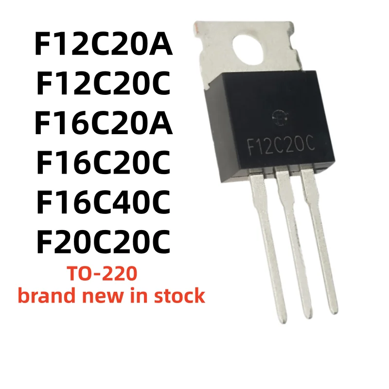 10PCS/LOT F12C20A F12C20C F16C20A F16C20C F16C40C F20C20C TO-220 brand new in stock
