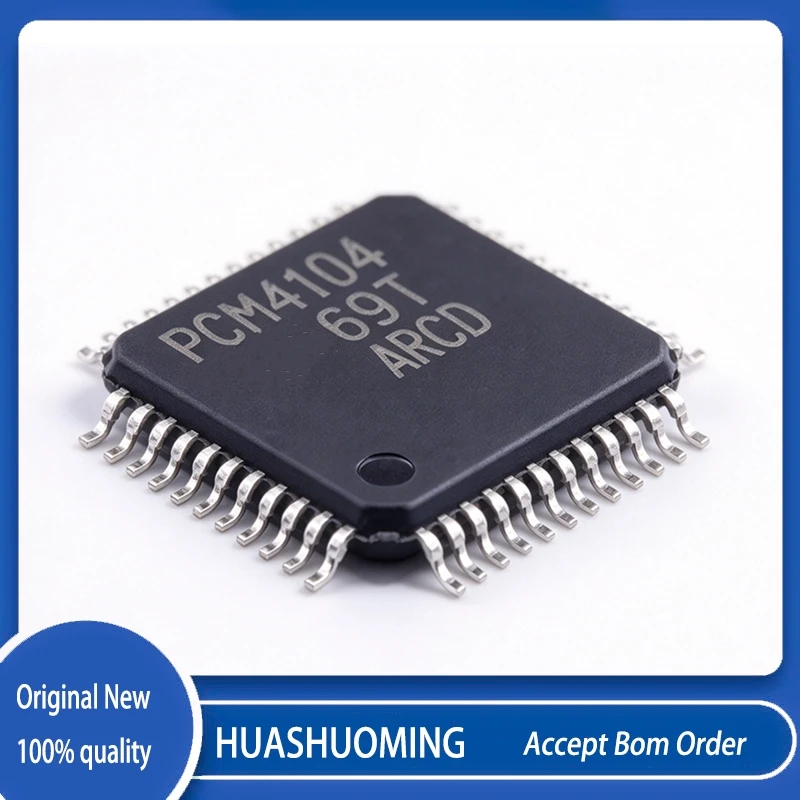 5Pcs/Lot   PCM4104PFBR  PCM4104  TQFP-48