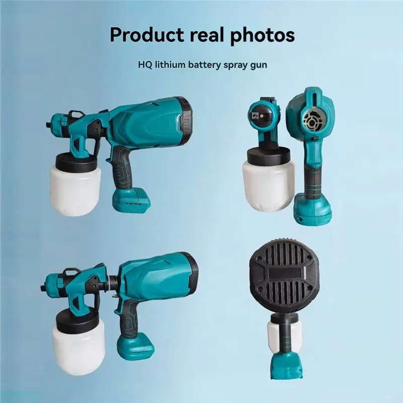Electric Spray Gun For 18V Battery Airbrush EU Plug