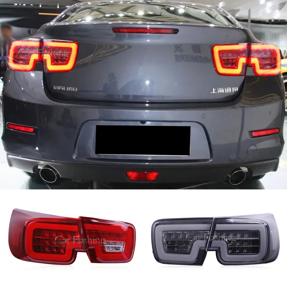 

Car LED Tail Light Rear Lamp Brake Reverse Lamp Dynamic Turn Signal Taillight For Chevrolet Malibu 2012 2013 2014 2015