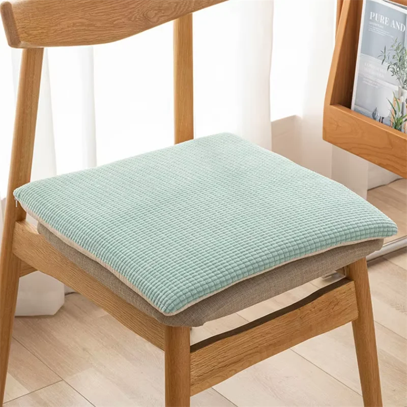 Winter Plush Seat Cushion Office Sedentary Chair Cushion Student Fart Cushion Meal Cushion Stool Cushion Anti Slip Cushion