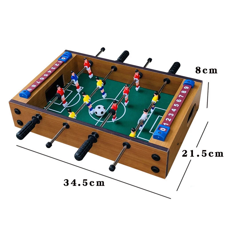 Six-Bar Table Foosball Wooden Machine Tables Football Game Children Toy Gift On For Home Party DIY Soccer Tables Entertainment