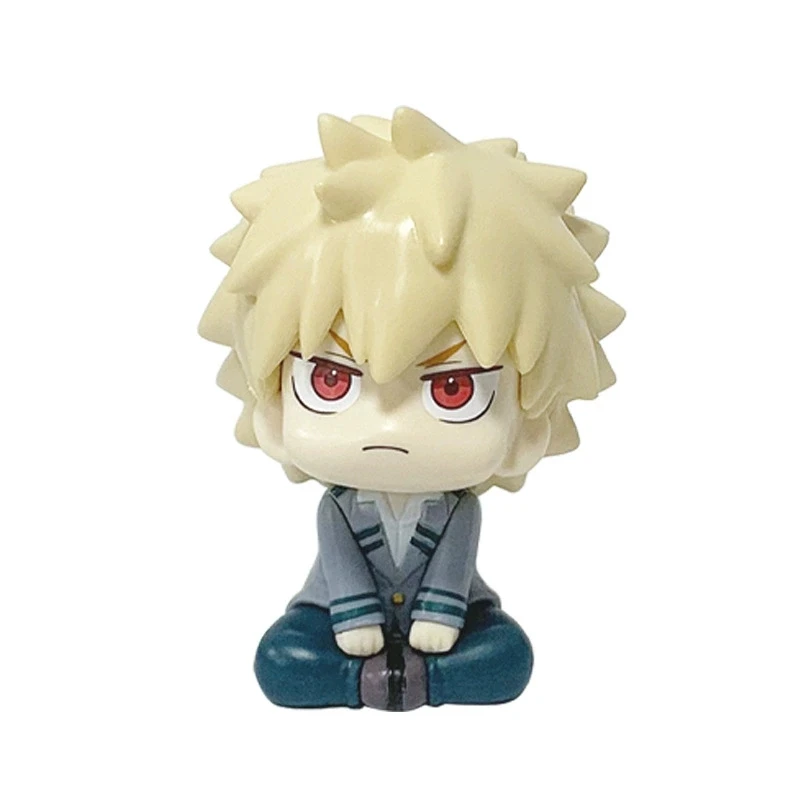 My Hero Academia Cute Ver. Midoriya All Might Bakugou Shoto Ochaco PVC Action Figure Boku no Hero هدية دمية نموذج 8-10 سنتيمتر
