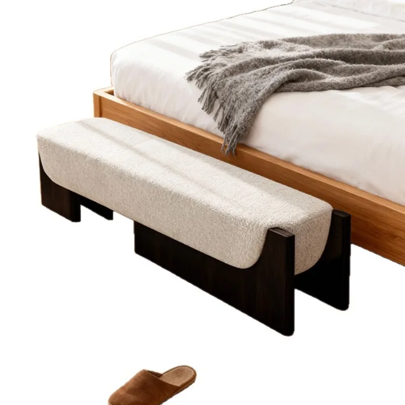 Nordic home shoe changing stool, casual low stool, shoe stool at the entrance, creative, long strip