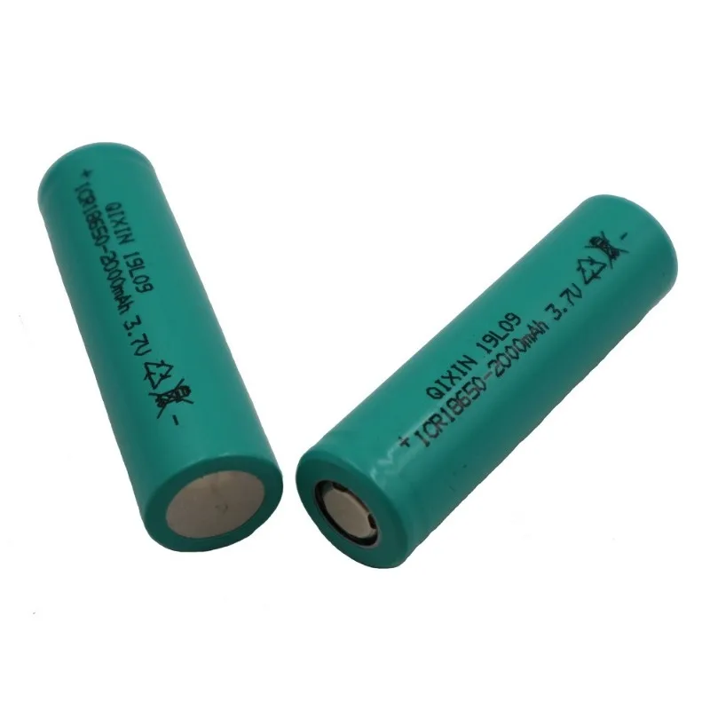 18650 3.7V 2000mAh High‑Power Battery Lithium‑ion Cell for Power Tools 2.0Ah High‑Rate Cycle Times: 10000 Cycles