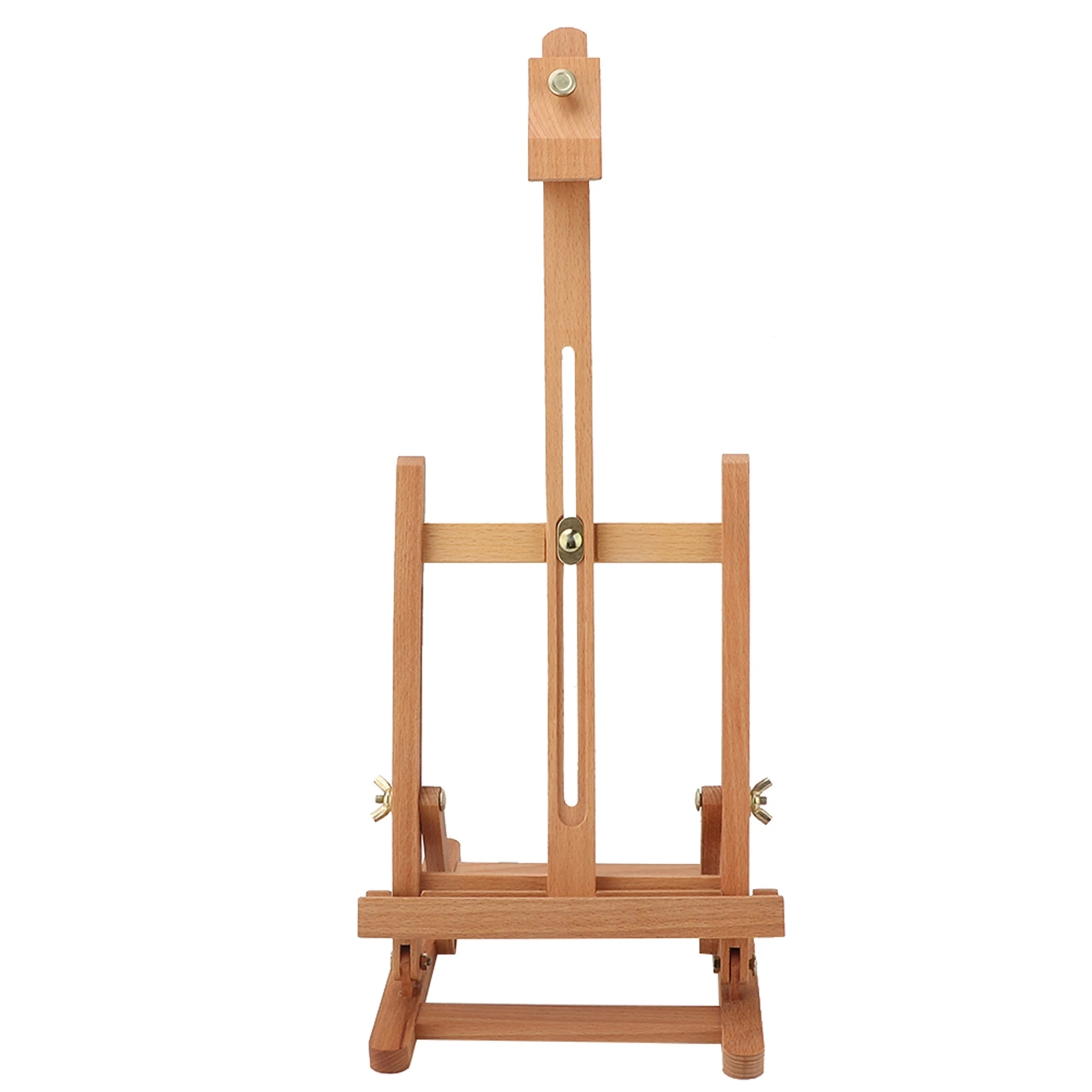 Small Wooden Adjustable Tabletop H frame Easel Studio Artist Display Stand Drawing Board