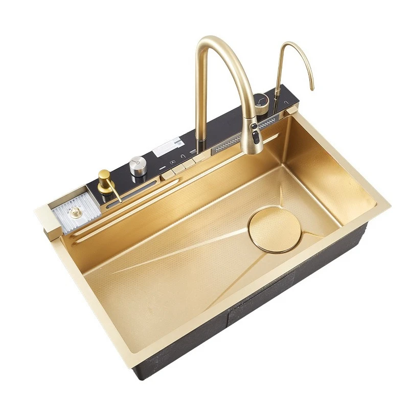 Kitchen Sink Honeycomb Embossed 304 Tech Blue Whale Stainles