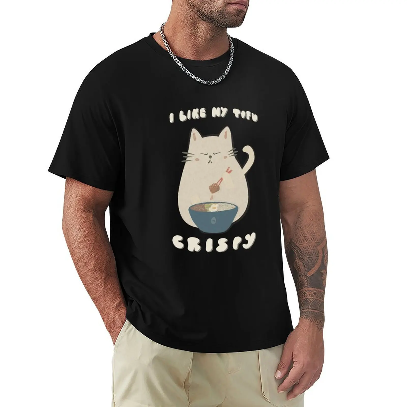 Camiseta Crispy Tofu resistente al sudor para entrenamiento