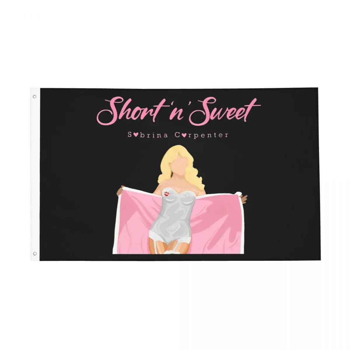 Sabrina Carpenter Short And Sweet Flags Vivid Color Outdoor Banner Polyester Home Room Dorm Wall Decor 90x150cm