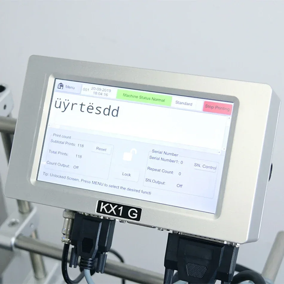 

Industry Jet Printer For Barcode And QR Code / Expiry Date Printing Coding Machine