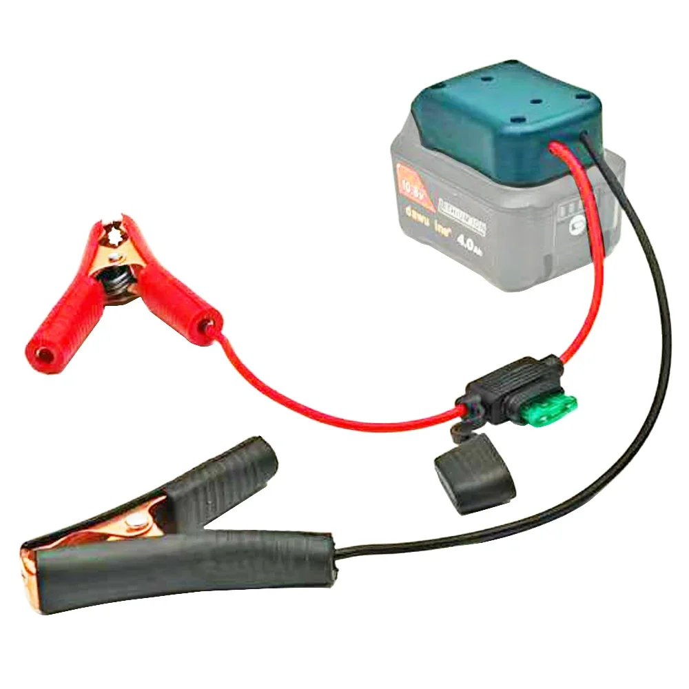For Makita 10.8V 12V Li-ion Battery Case External Power Supply DIY Connector Adapter Dock Holder BL1021B Car Emergency Start