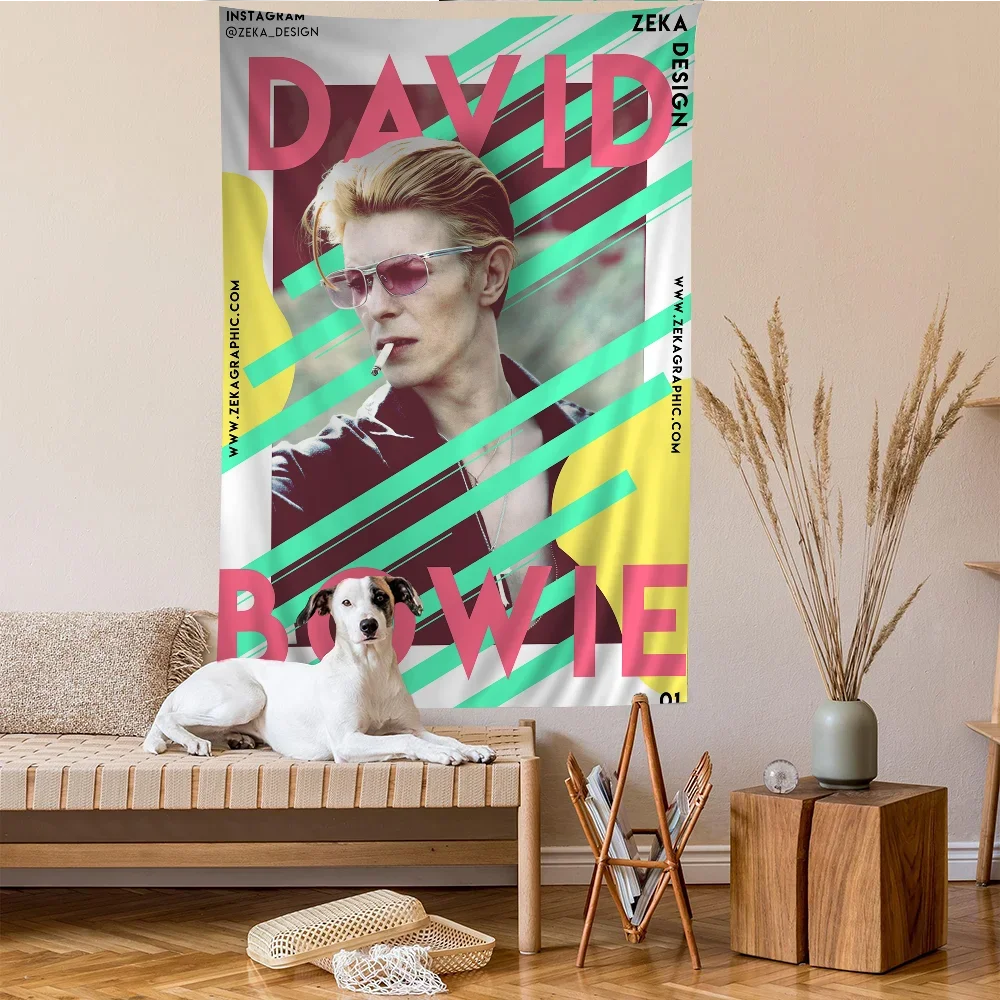 British Rock Singer D-David_B-Bowie Anime arazzo appeso tarocchi Hippie tappeti da parete dormitorio Home Decor