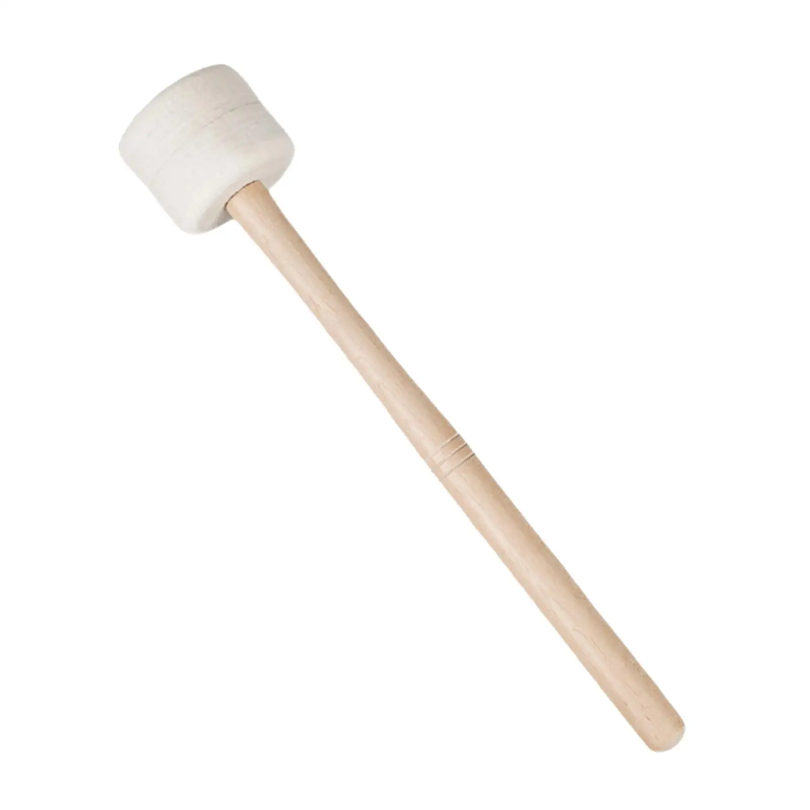 Drum Mallet Stick 34cm with Wood Handle Drum Stick for Drums Snare Drum Solo